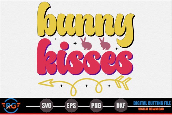 Bunny Kisses Retro Easter SVG Review