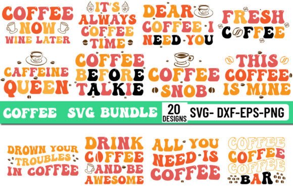 Coffee Svg Bundle 20 Designs Review