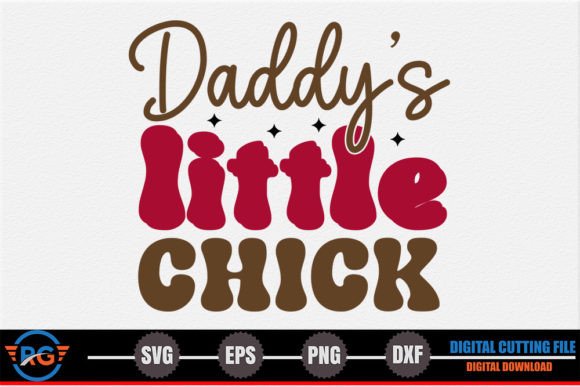 Daddy s Little Chick Retro Easter SVG Review