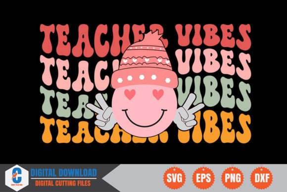 Teacher Vibes Retro SVG Review